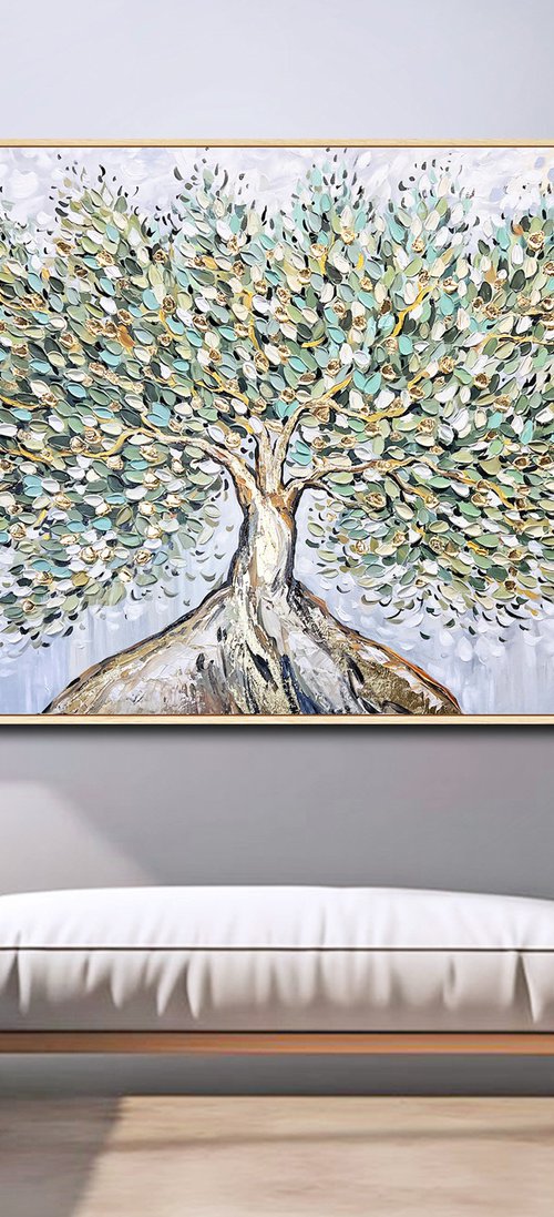 Golden Olive Tree by Lana Guise