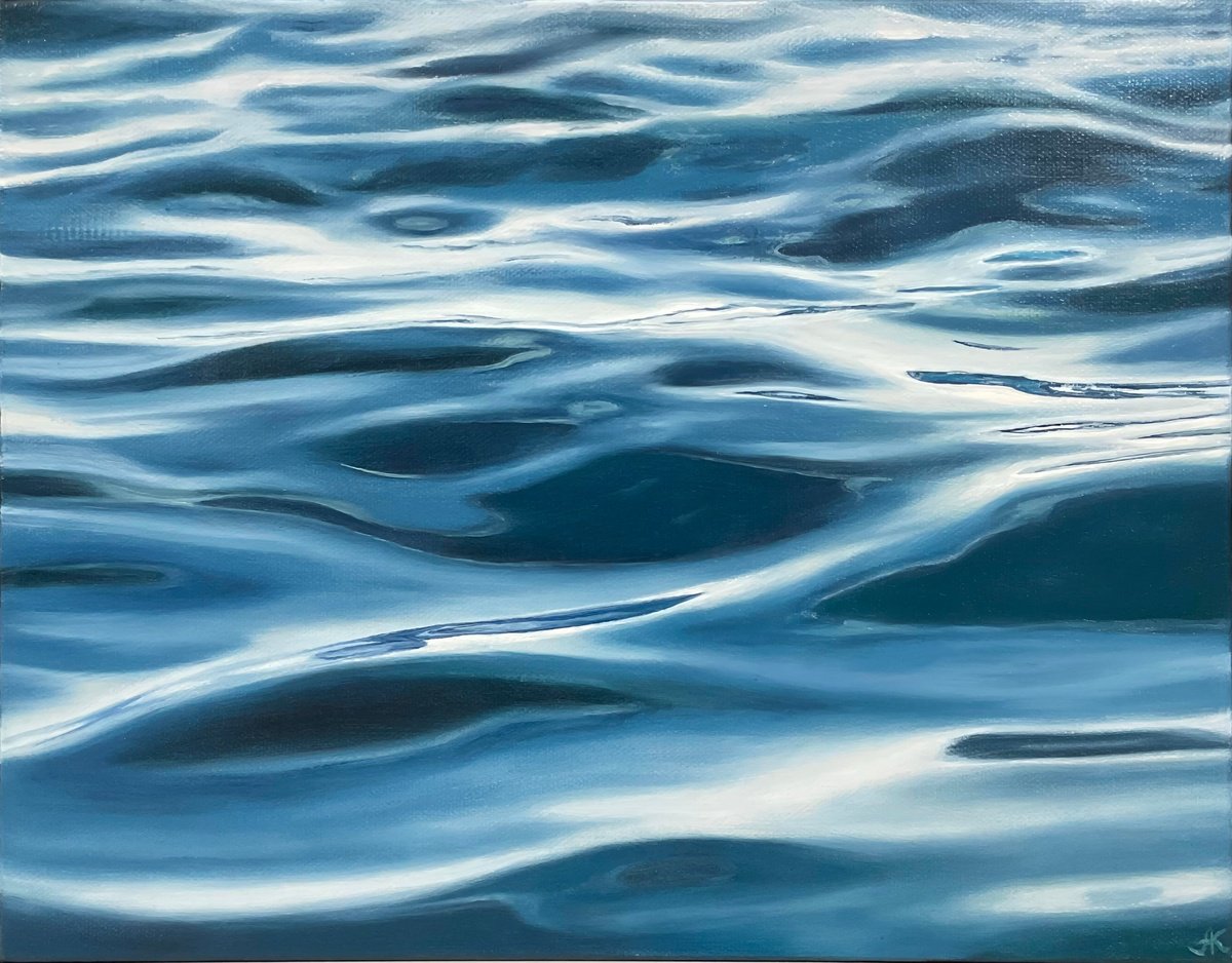 Photorealistic Oil Painting , Flow By Alla Kallas, 14 X 11, Artwork For Sale On Artfinder