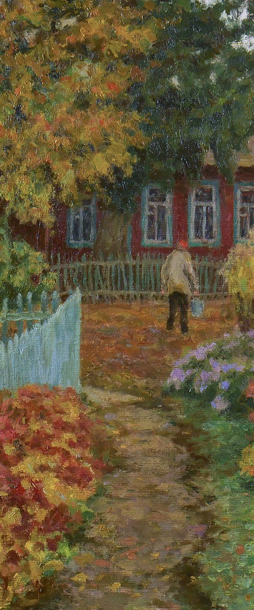 The Autumn Yard by Nikolay Dmitriev