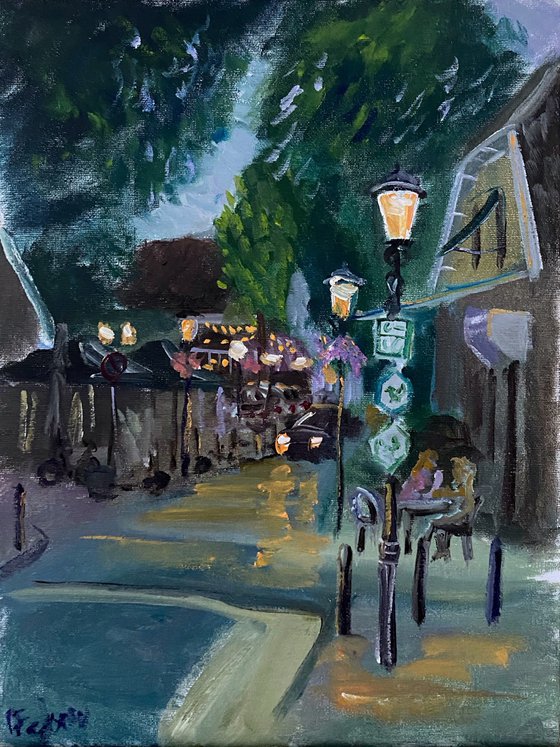 Evening in Dalen. PleinAir