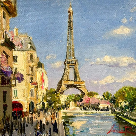 Springtime by the Eiffel