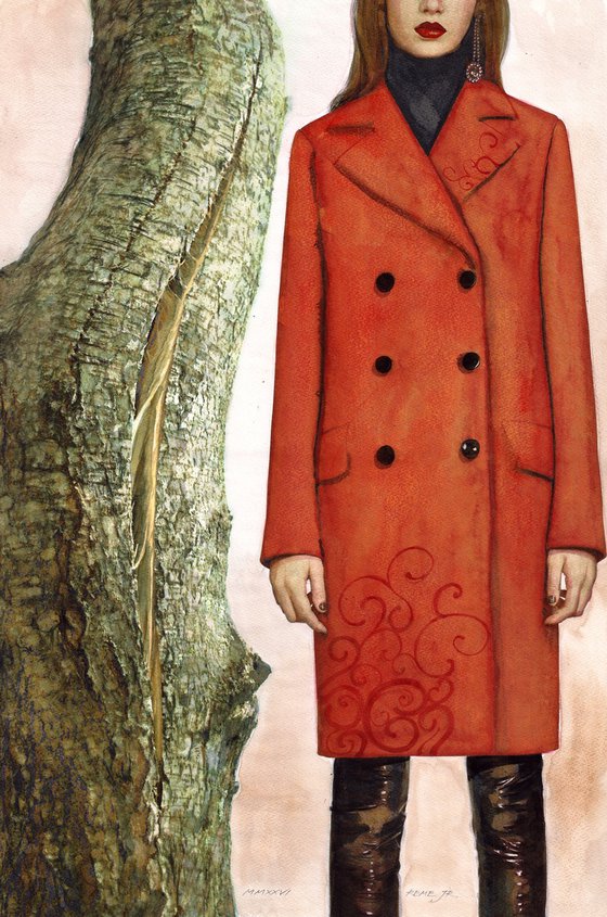 Fashion Girl in Nature I