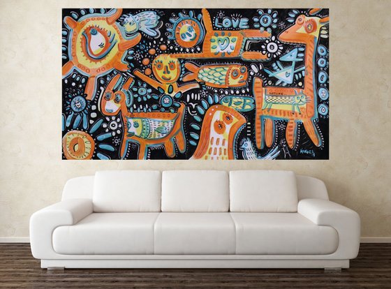 LOVE NATURE 120x210cm