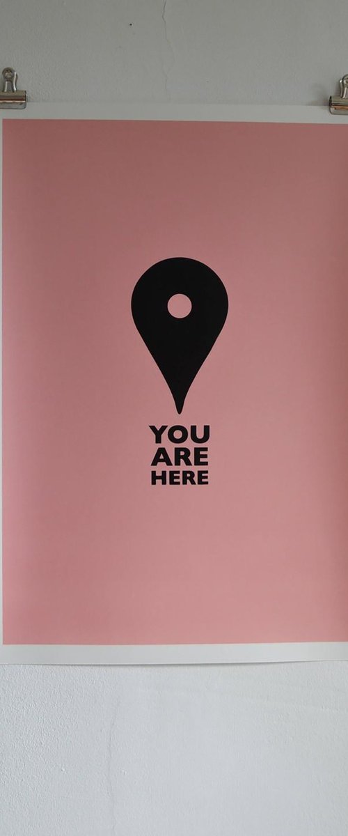 You are here by Colour Black