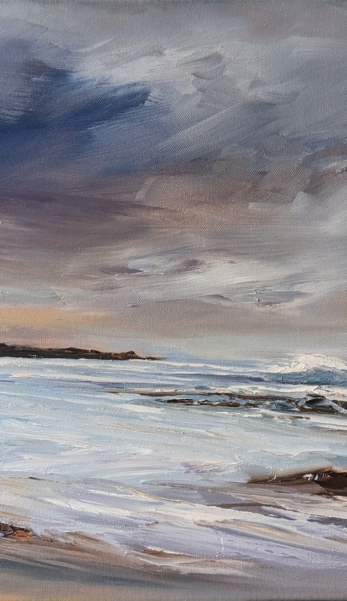 Onshore Waves by Steve Keenan