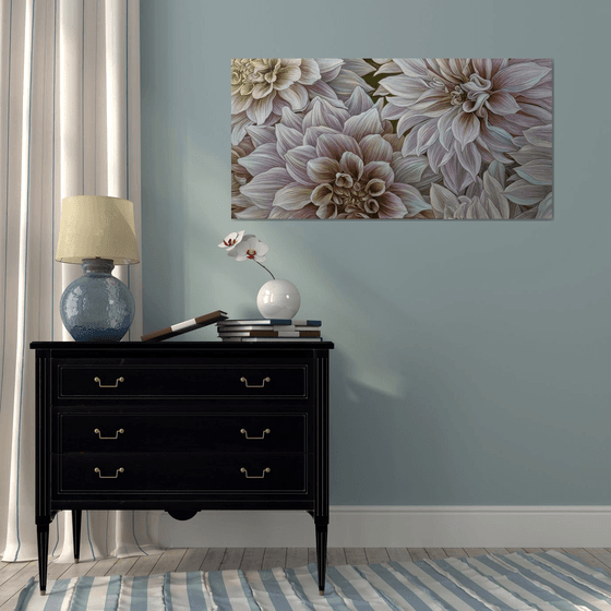 Blush Dahlia Garden