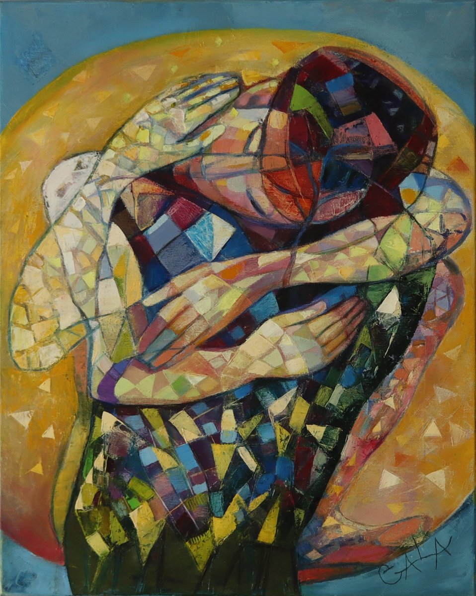 Expressive Oil Painting , Sunny Hug By Galya Koleva, 16 X 20, Artwork For Sale On Artfinder