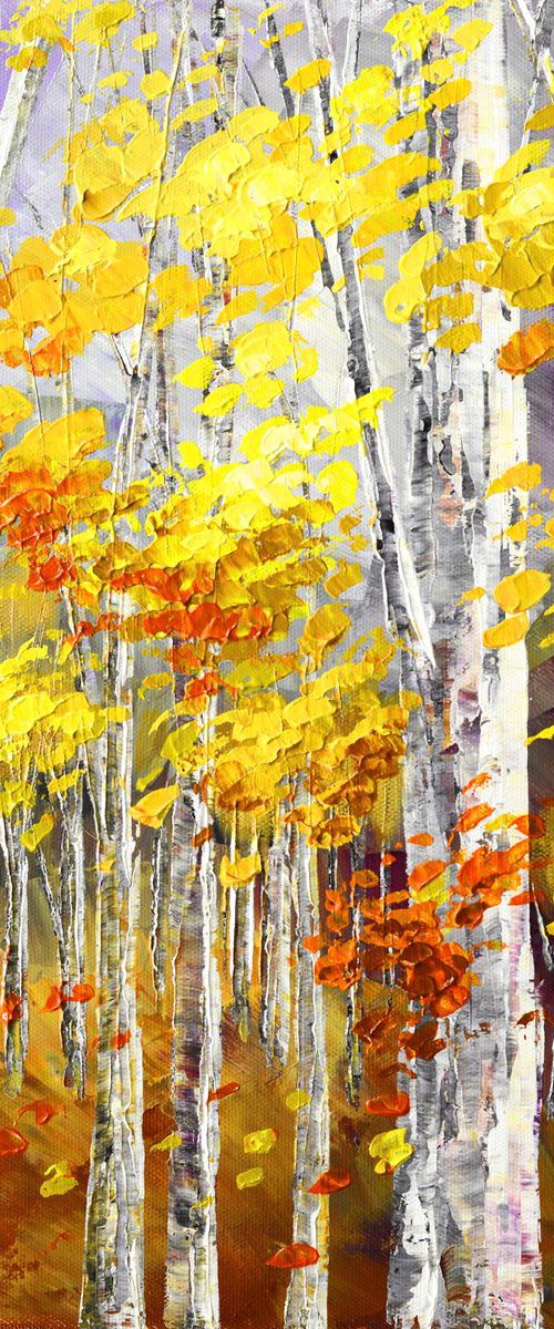 Dancing Leaves by Tatiana Iliina