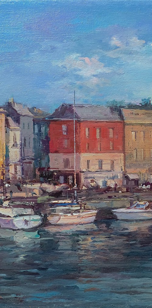 "Padstow Harbour" by Hennadii Penskyi