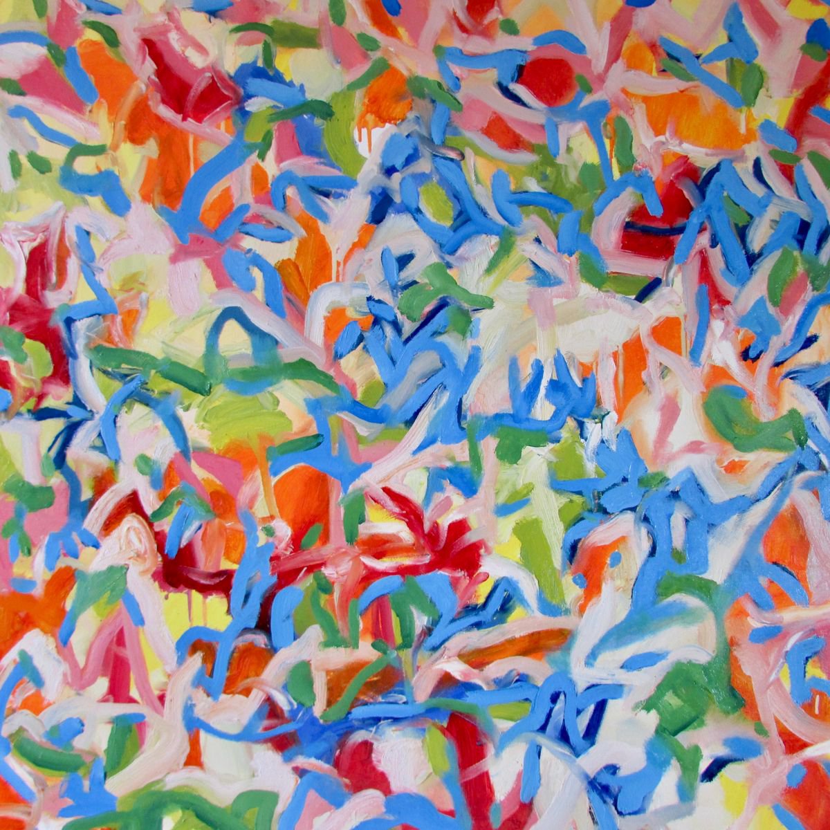 Steven Miller | Original  Oil Painting | I Can't Stop Pointing | 122 X 122Cm | Artwork For Sale On Artfinder