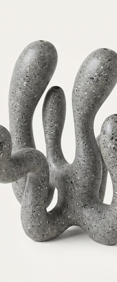 Hold the Light - Stone Edition Charcoal Grey by Shadia Sabagh
