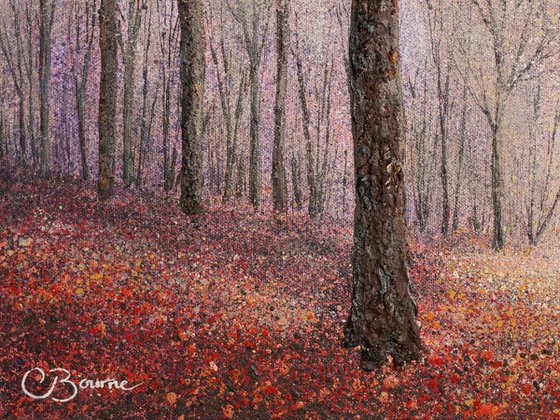 THE DISTANT SOUND OF A WOODPECKER