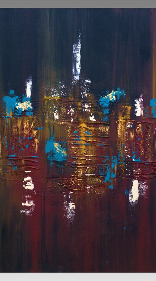 Quiet Understanding  - Abstract Art - Acrylic Painting - Canvas Art -  Abstract Painting - Industrial Art by Edelgard Schroer