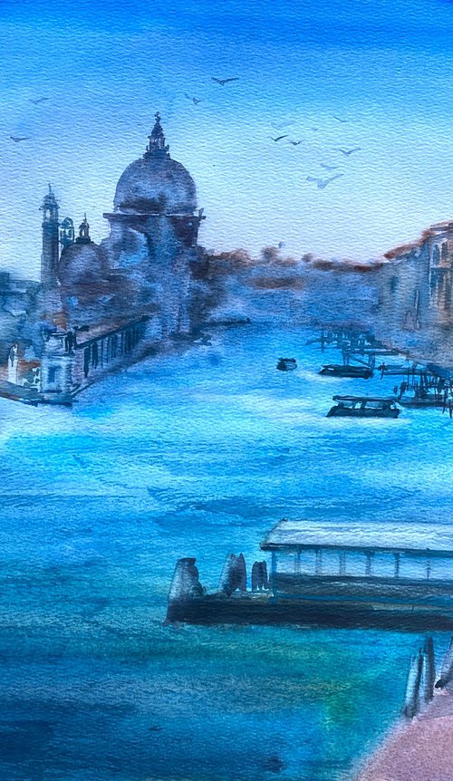 San Marco Basin - Morning by Valeria Golovenkina