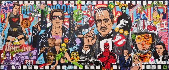 Godly Cinematica 240cm x 100cm Textured Urban Pop Art