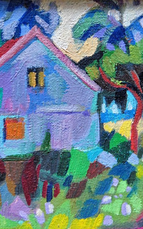 House & Grass / Miniature by Maja Đokić Mihajlović