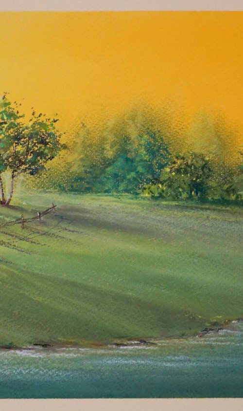 AMBER EVENING by Yulia Schuster
