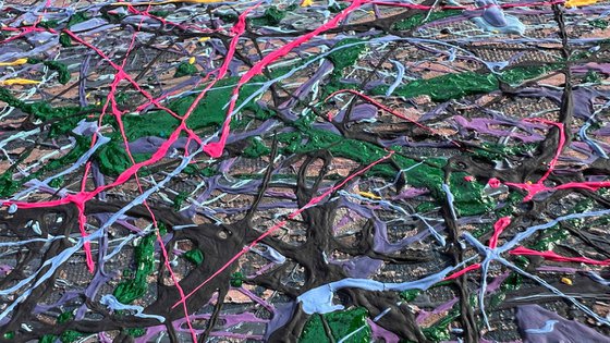 Golden Solace - diptych, framed