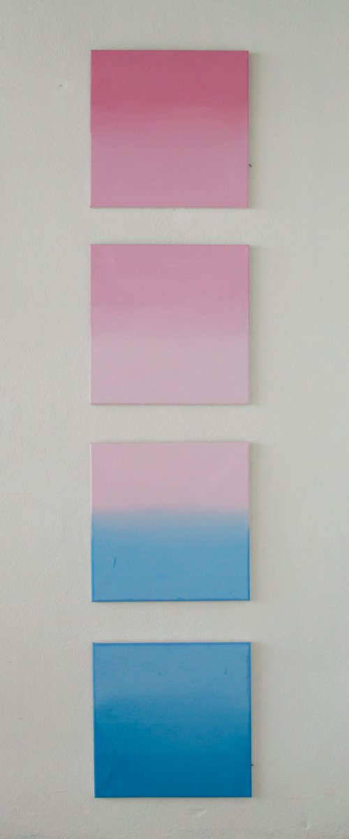Sky Blue & Pink by Petr Johan Marek