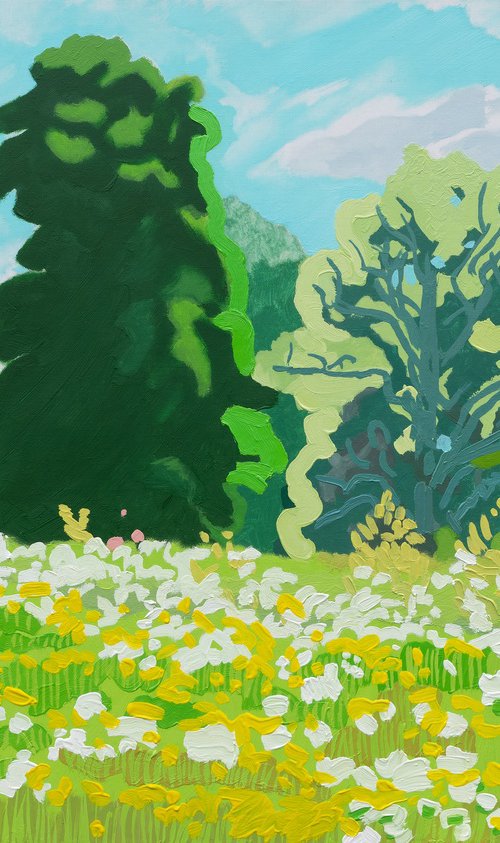 Summer field by Tomas Stanaitis