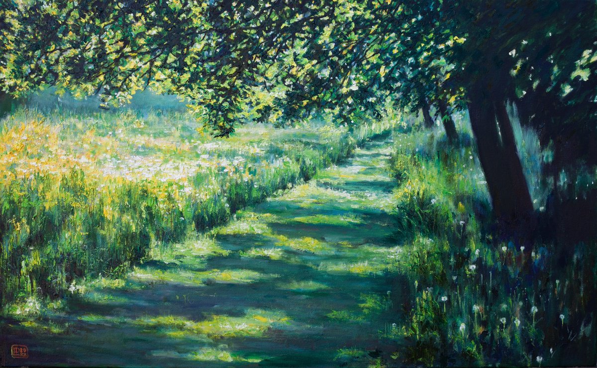 Walking On Sunshine By Liudmila Pisliakova, 32 X 20, Artwork For Sale On Artfinder