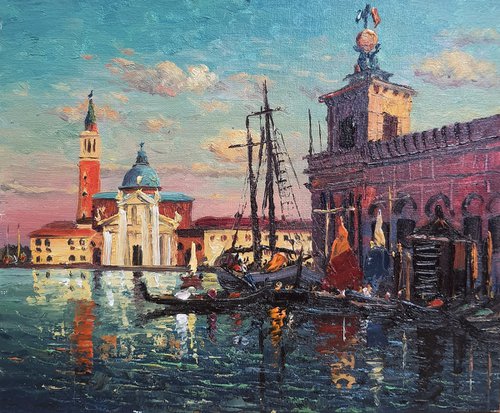 Venice San Giorgio by Roberto Ponte