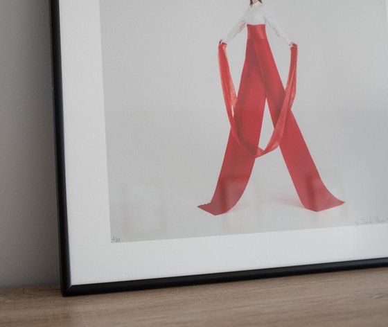 Synesthetic Letters - А (Framed)