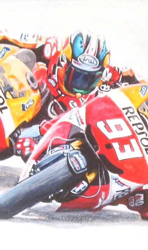Marquez and Pedrosa - Repsol Honda (2014) by Max Aitken