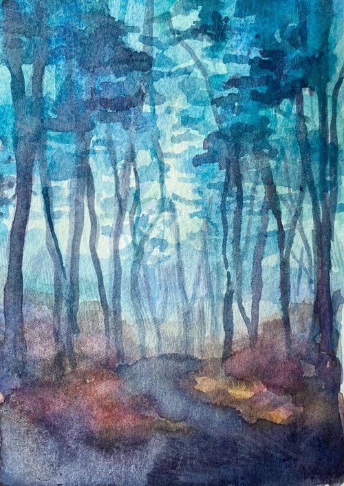 Autumn Forest by Rebecca Denton