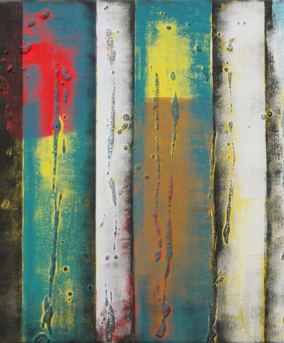 Turquoise panels light