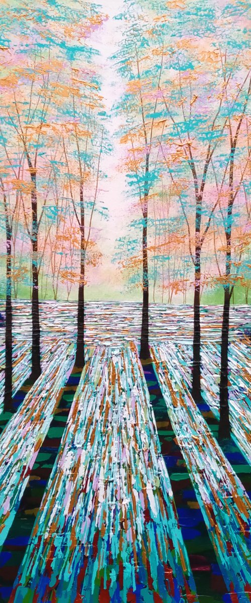 Secret Forest Shadow and Light by Amanda Horvath