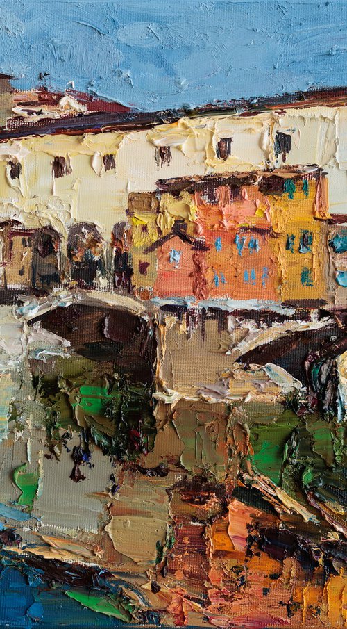 Ponte Vecchio Florence, Italy by Anastasiia Valiulina