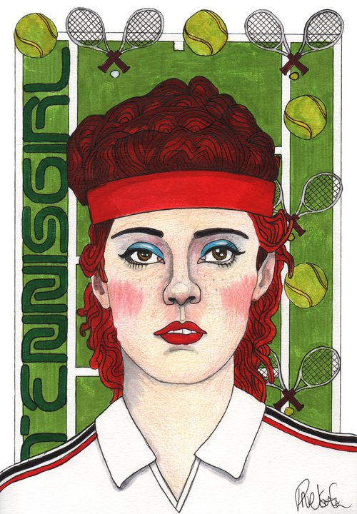 Tennis Girl by Paul Nelson-Esch