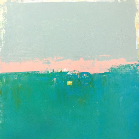 Distant Clouds On Turquoise