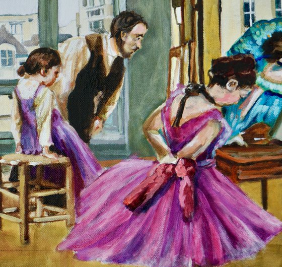 Degas and the Ballerinas painting