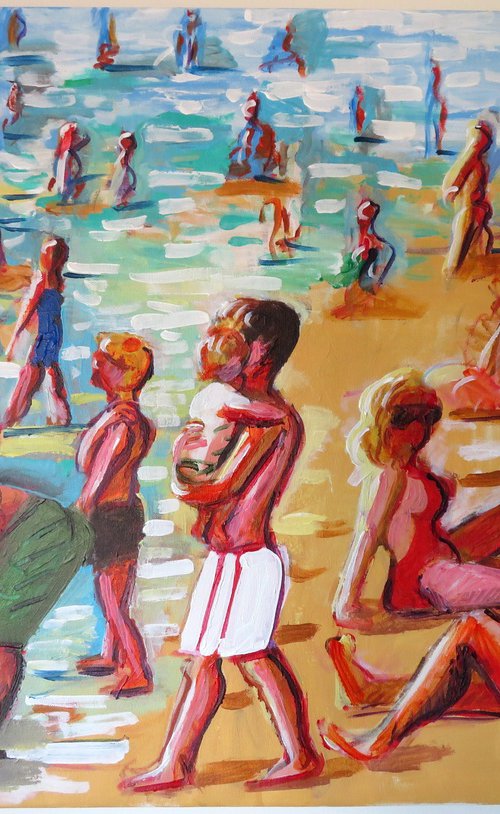 beach people by Stephen Abela