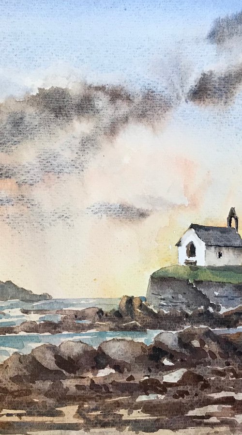 Church in the sea by Vicki Washbourne