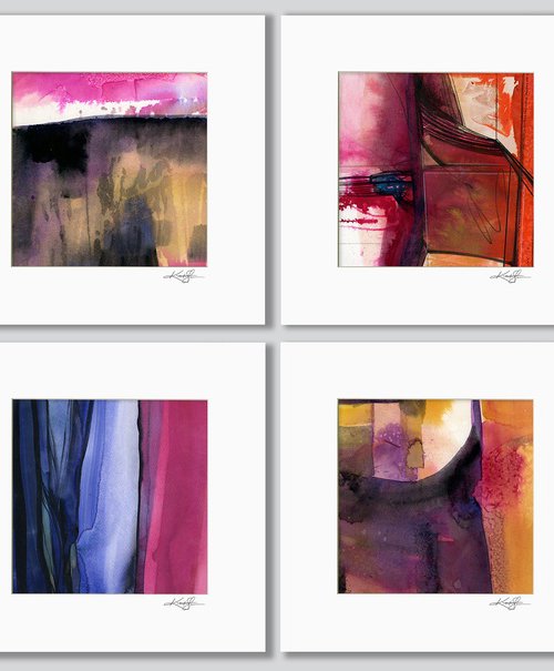 Abstraction Collection 2 - 8 paintings by Kathy Morton Stanion