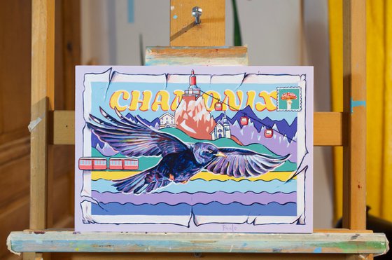 Chamonix Postcard