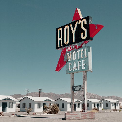 Roy's Motel and Cafe, Mojave by Heike Bohnstengel