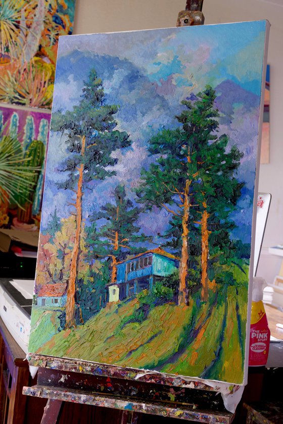 Pine Forest, After the Rain