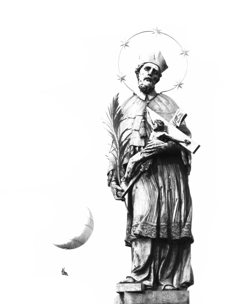 The Pilgrims, religious saints statue by oconnart