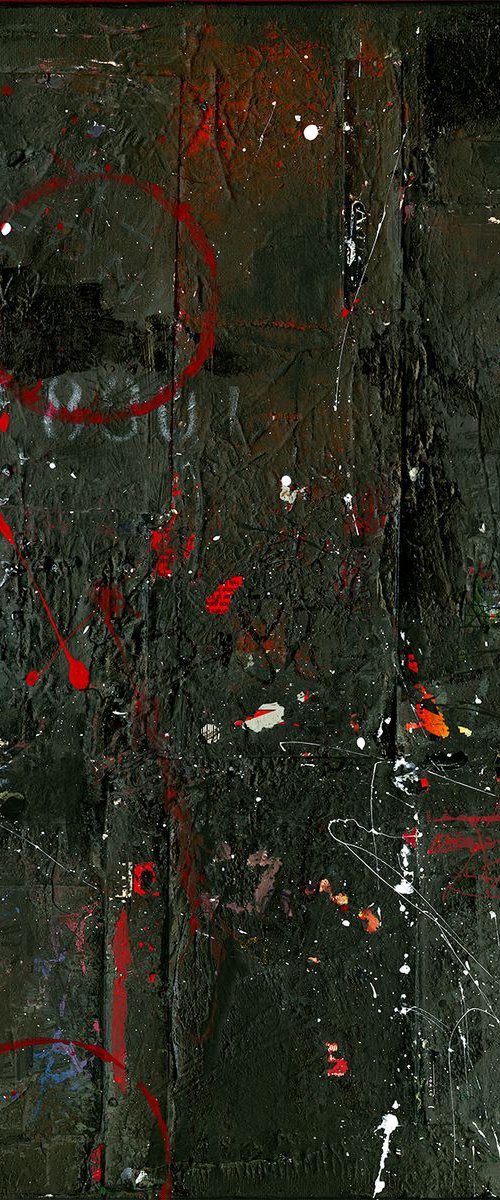 Urban Soul -  Textured Abstract painting by Kathy Morton Stanion by Kathy Morton Stanion