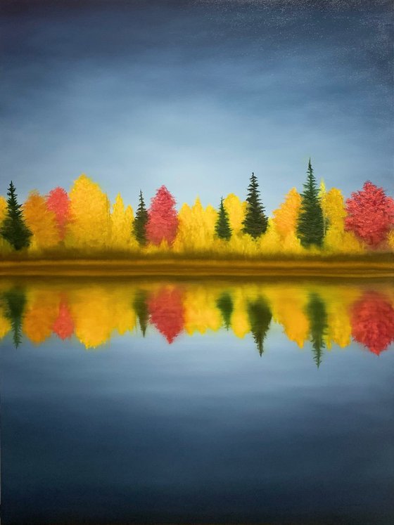 Golden Season. Landscape
