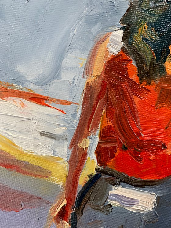 Walking woman.