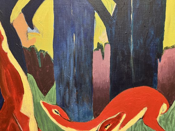 “Ladies In the Deer Forest”