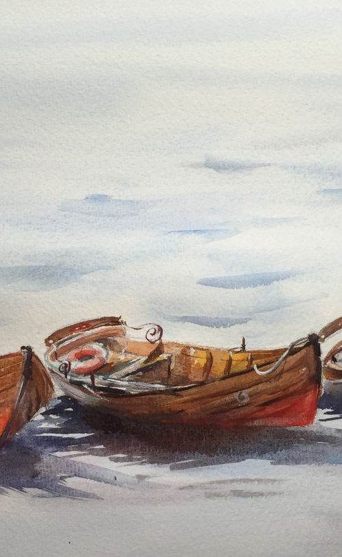 Boats 2 by Jing Chen