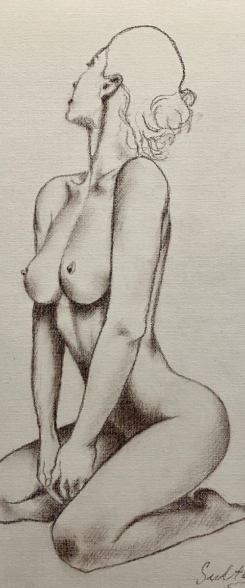 Nude model 2 by Elvira Sultanova