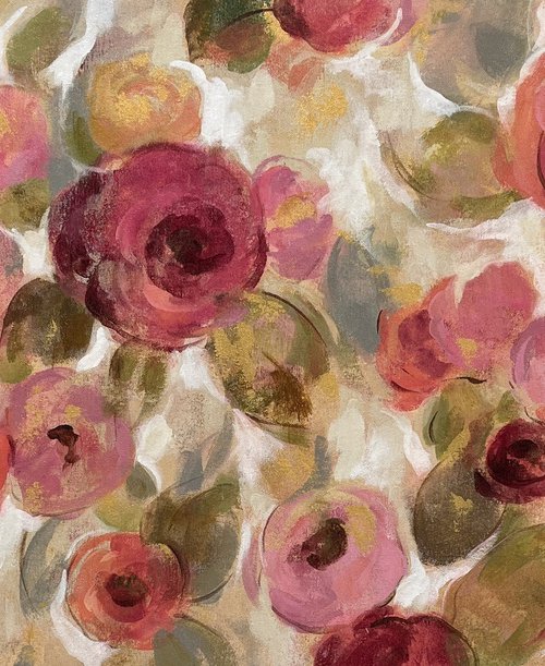 Glorious Pink Floral by Silvia  Vassileva