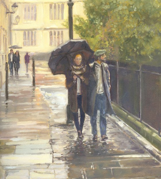 A rainy walk in Oxford
